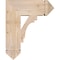 Ekena Millwork Merced Arts & Crafts Smooth Bracket, Douglas Fir, 5 1/2"W x 18"D x 22"H BKT06X18X22MRC03SDF - alternate 2
